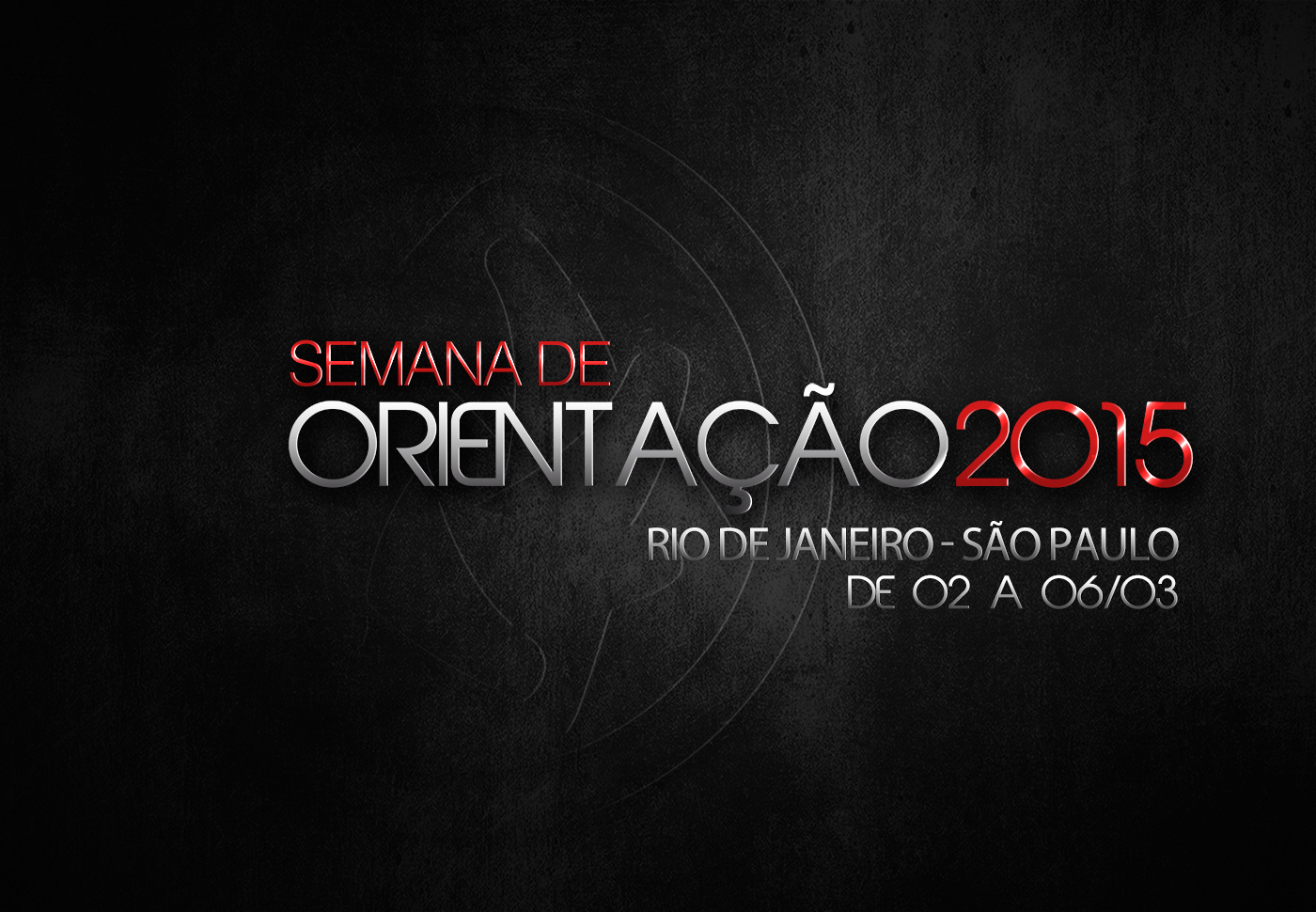 Semana de Orientação 2015